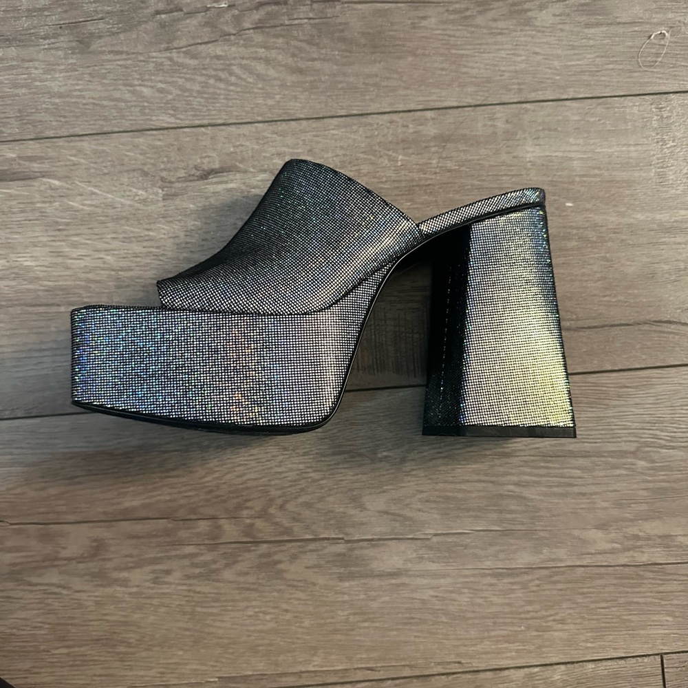 Aldo heeled mule- platform